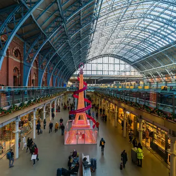 Catch the Eurostar from London's St Pancras International station. BBA Photography/Shutterstock