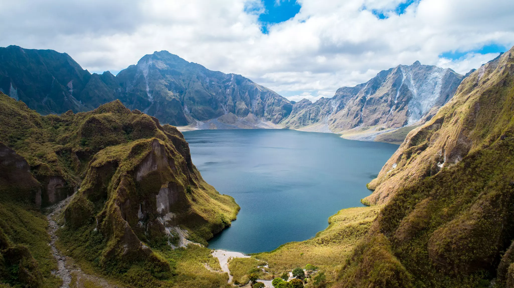 Crater at the summit of Mt. Pinatubo