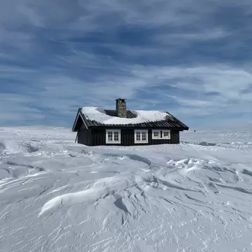 DNT hut in Rondane National Park.