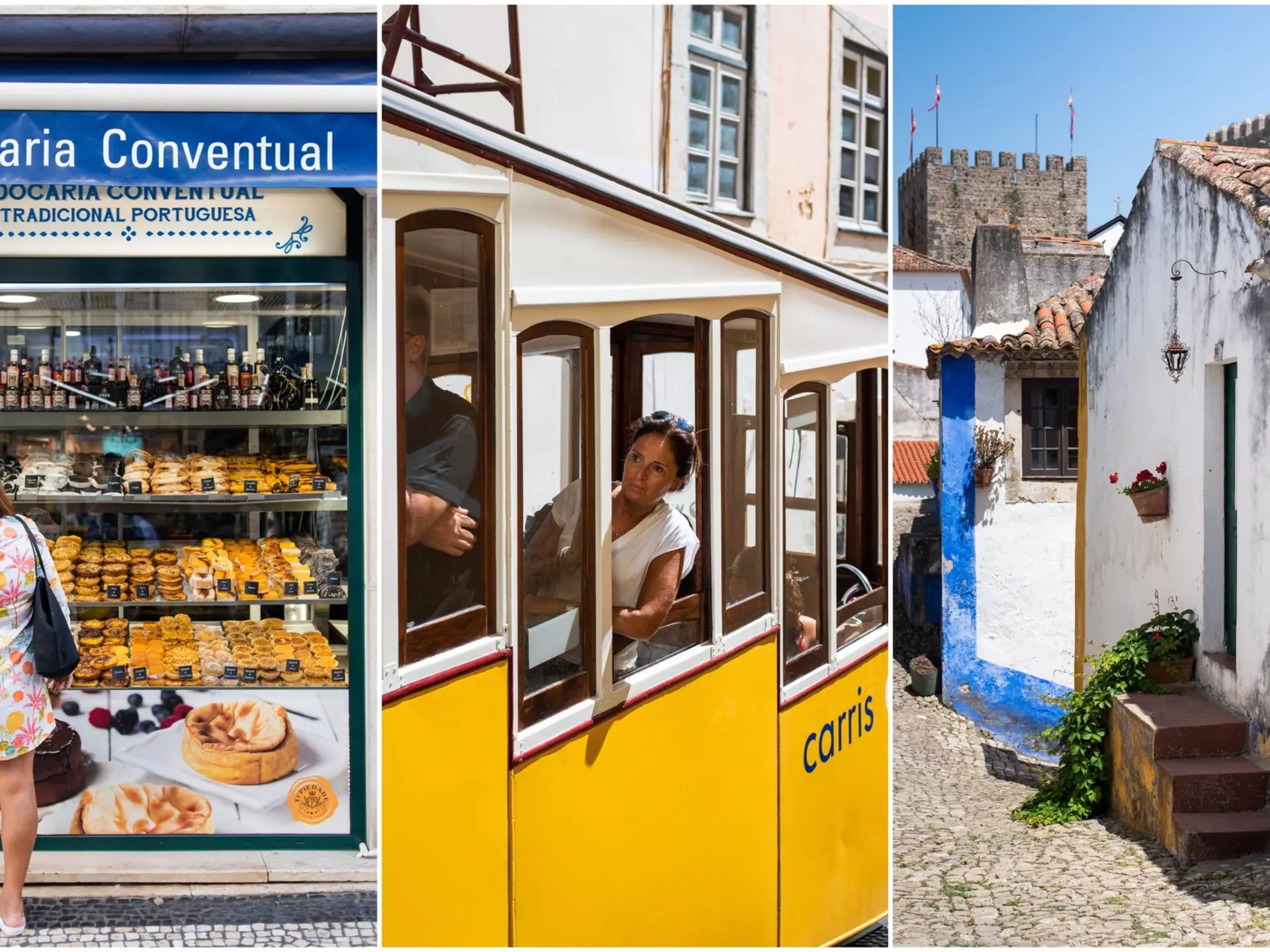 LP staffer Alex Butler with her dad in Obidos Portugal in 2019.