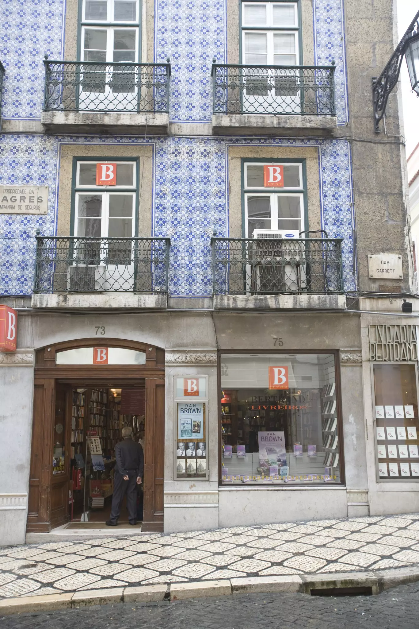 Tiled building exterior