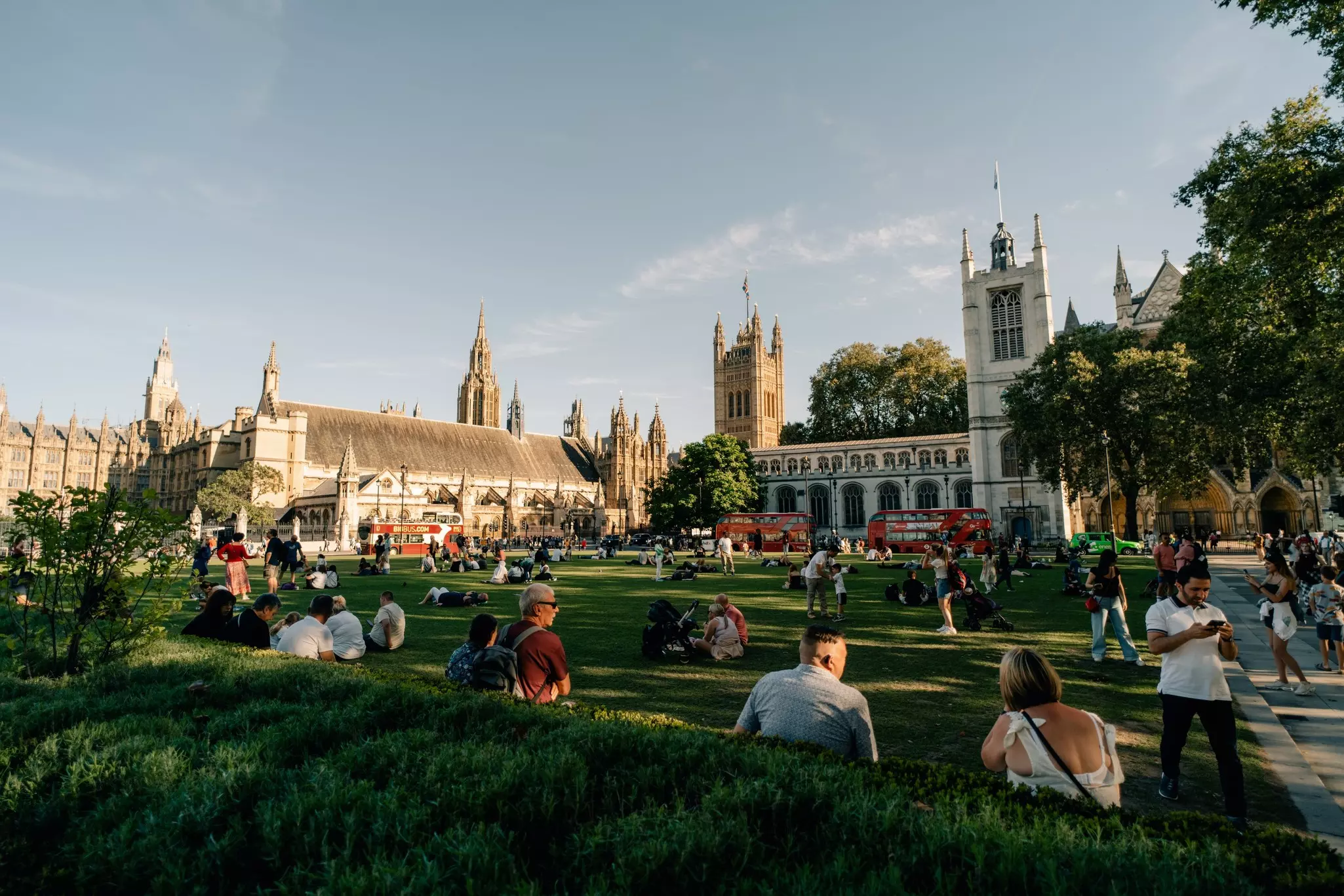 Exterior of the Westminster Abbey in London