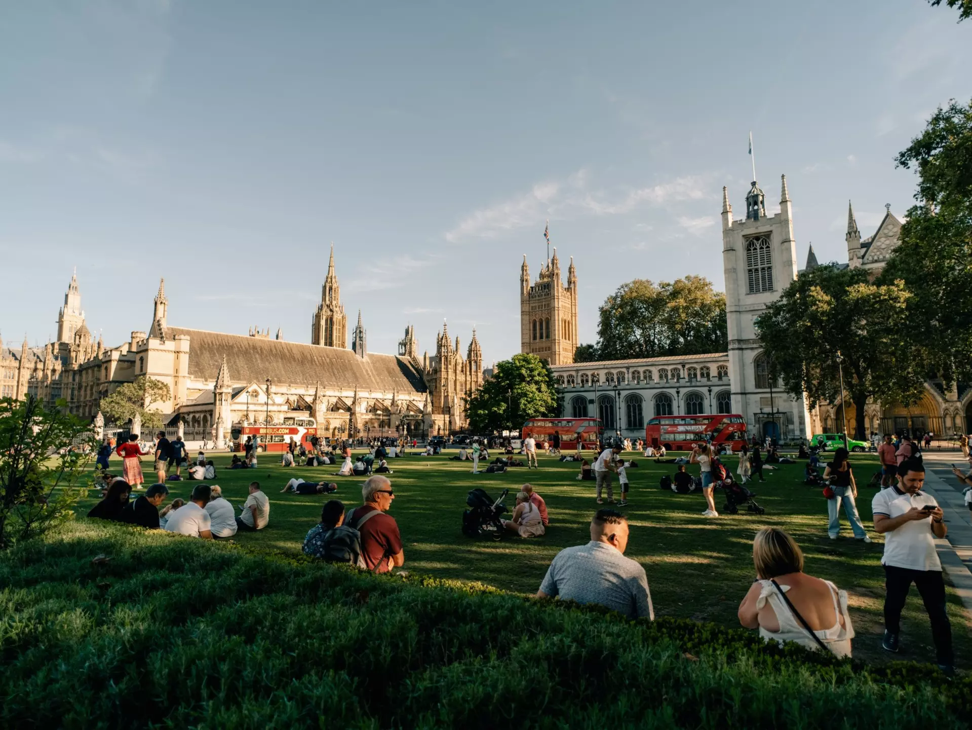 Exterior of the Westminster Abbey in London