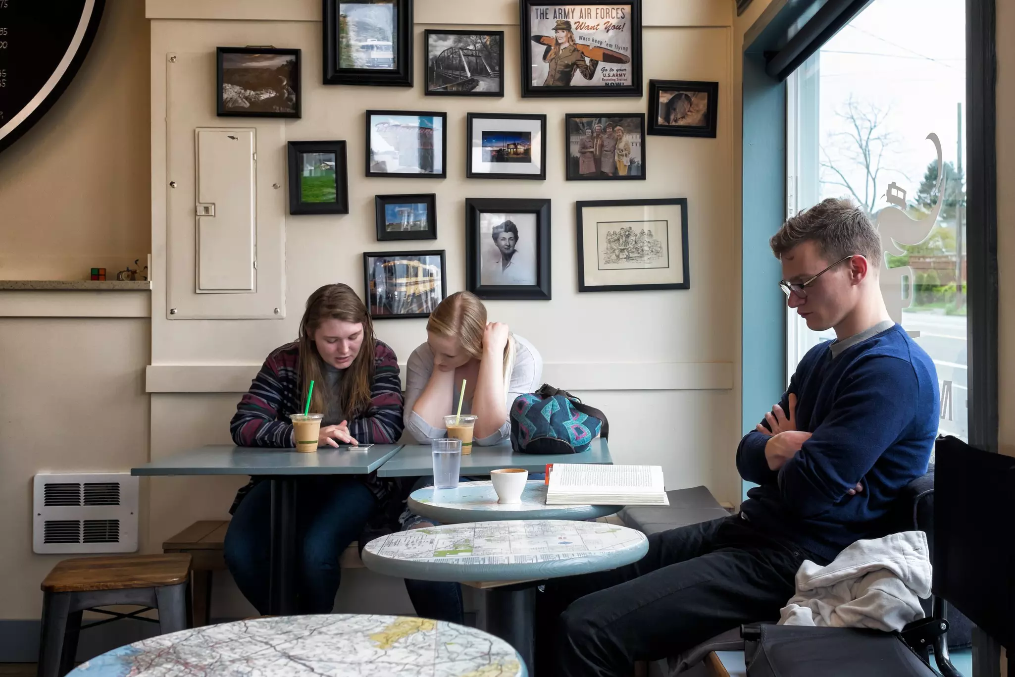 Casual neighborhood cafe catering to local residents of the Ballard neighborhood, Seattle