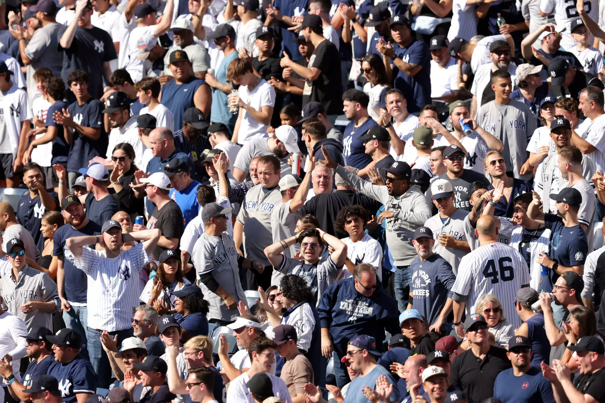 There are few experiences in New York more lively than a post-season game at Yankee Stadium © Jamie Squire / Getty Images