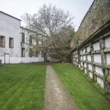View of the Parque de San Domingos de Bonaval in Santiago de Compostela, Spain.
