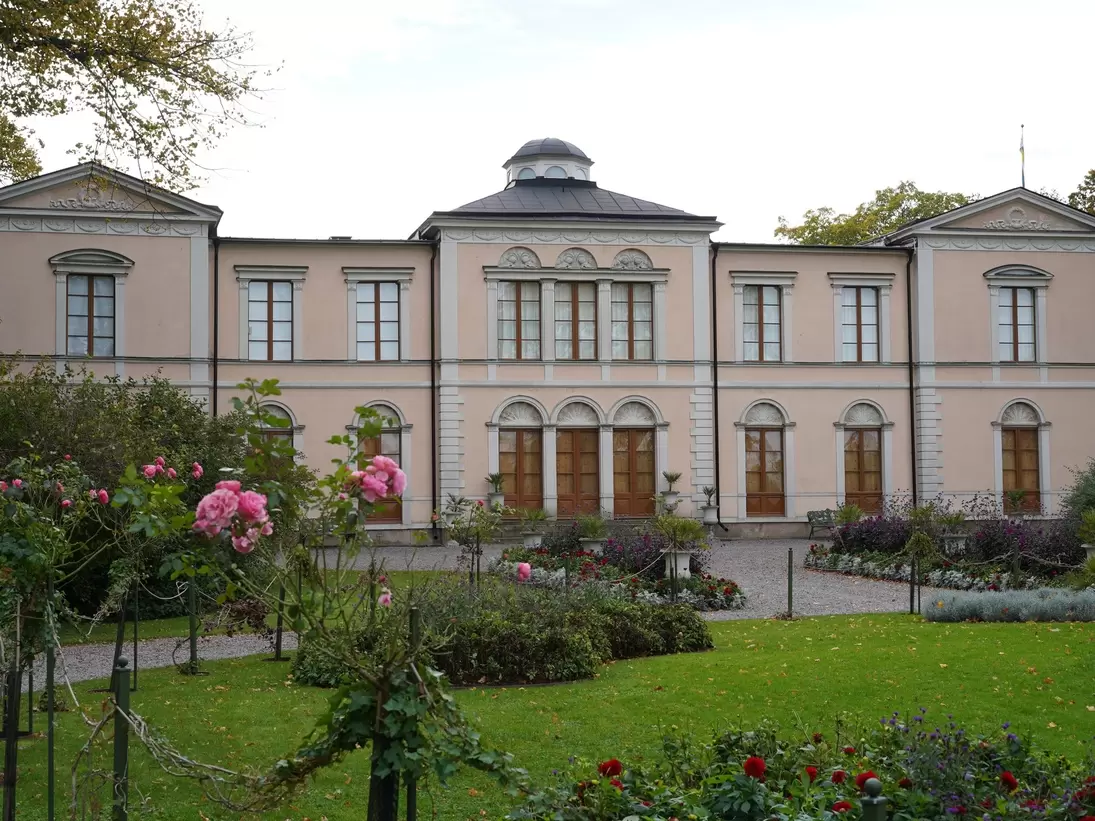 Stockholm, Sweden - October 13, 2025: View of the Rosendal Palace (Rosendals slott) at the Royal National City Park in the Stockholm district of Djurgården, License Type: media, Download Time: 2026-04-09T12:25:39.000Z, User: esterpyykko45, Editorial: true, purchase_order: 65050 - Digital Destinations and Articles, job: Lonely Planet, client: app content, other: Ester Pyykko