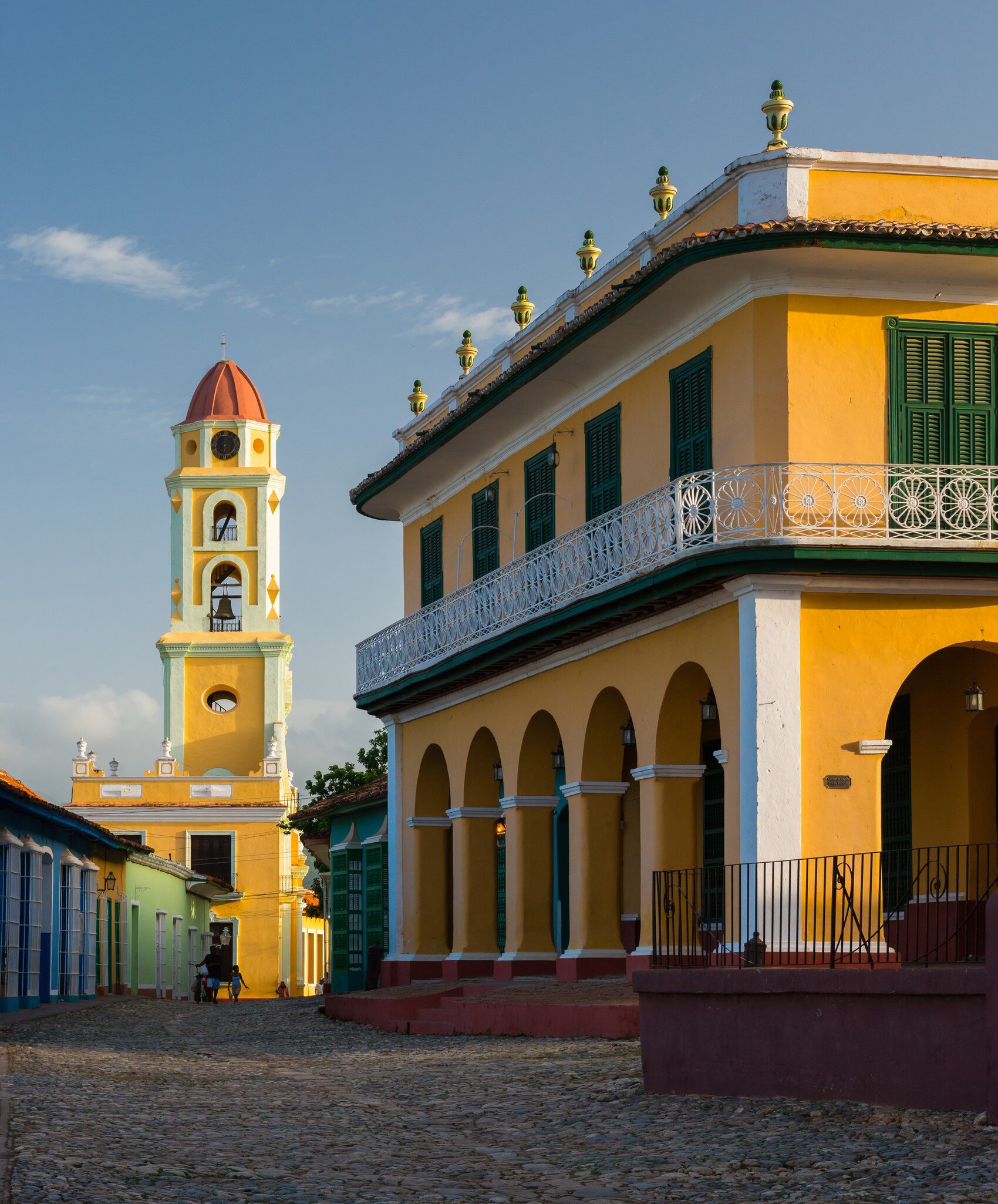 Plaza Mayor in Trinidad, Cuba.