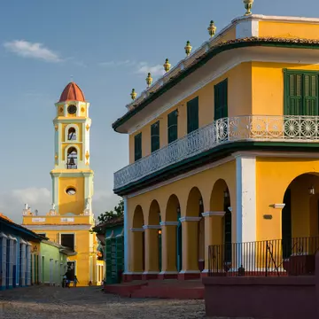 Plaza Mayor in Trinidad, Cuba.