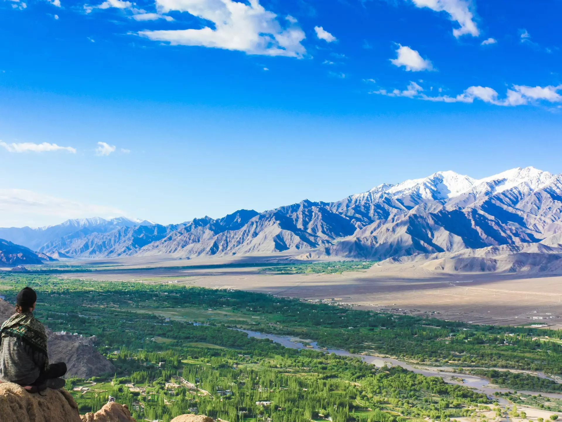 Meditating in Ladakh, India. Swansiri/Shutterstock