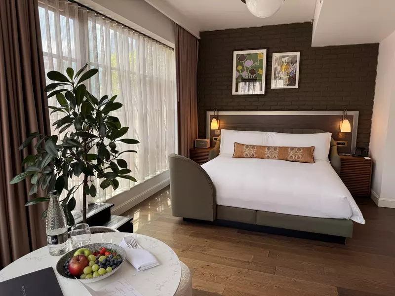 A room at the Virgin Hotel London-Shoreditch