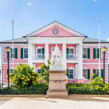 Historic Parliament Square in Nassau, The Bahamas, Caribbean, North America