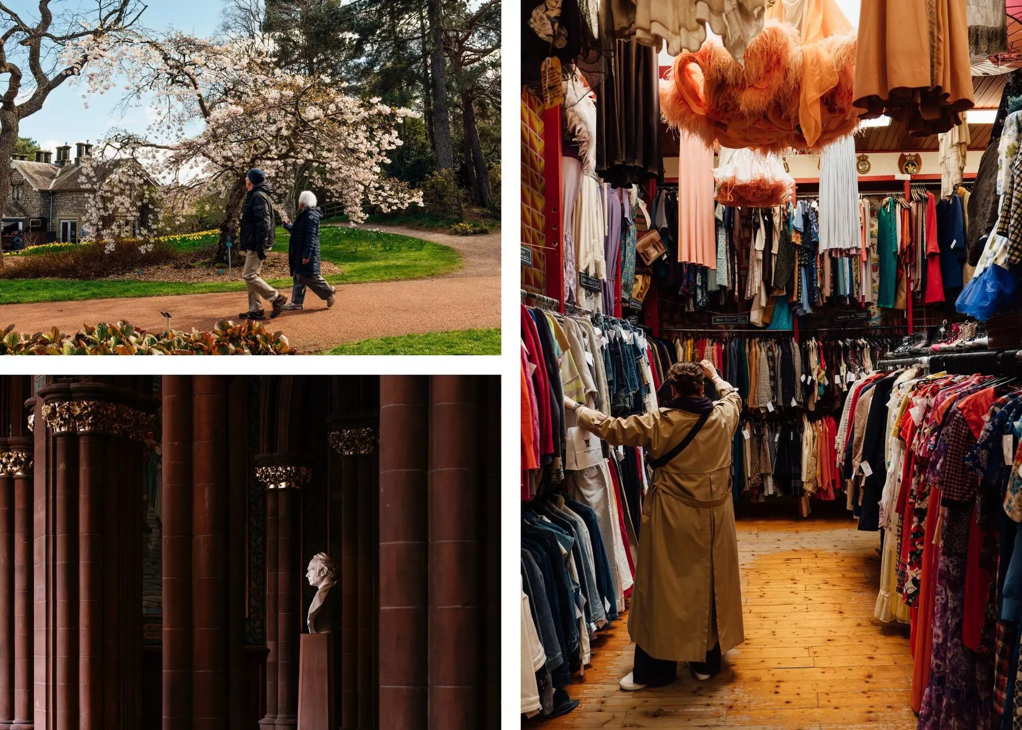 Collage for "Our editors' favorite cameras for travel"

Top left: Royal Botanic Garden, Edinburgh, Scotland. Right: W. Armstrong & Son Vintage Shop in Edinburgh. Bottom left: National Galleries Scotland. Katelyn Perry/Lonely Planet (3)