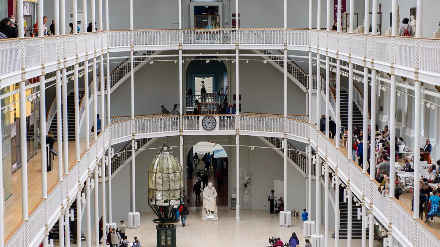 Grand Gallery of the National Museum of Scotland.