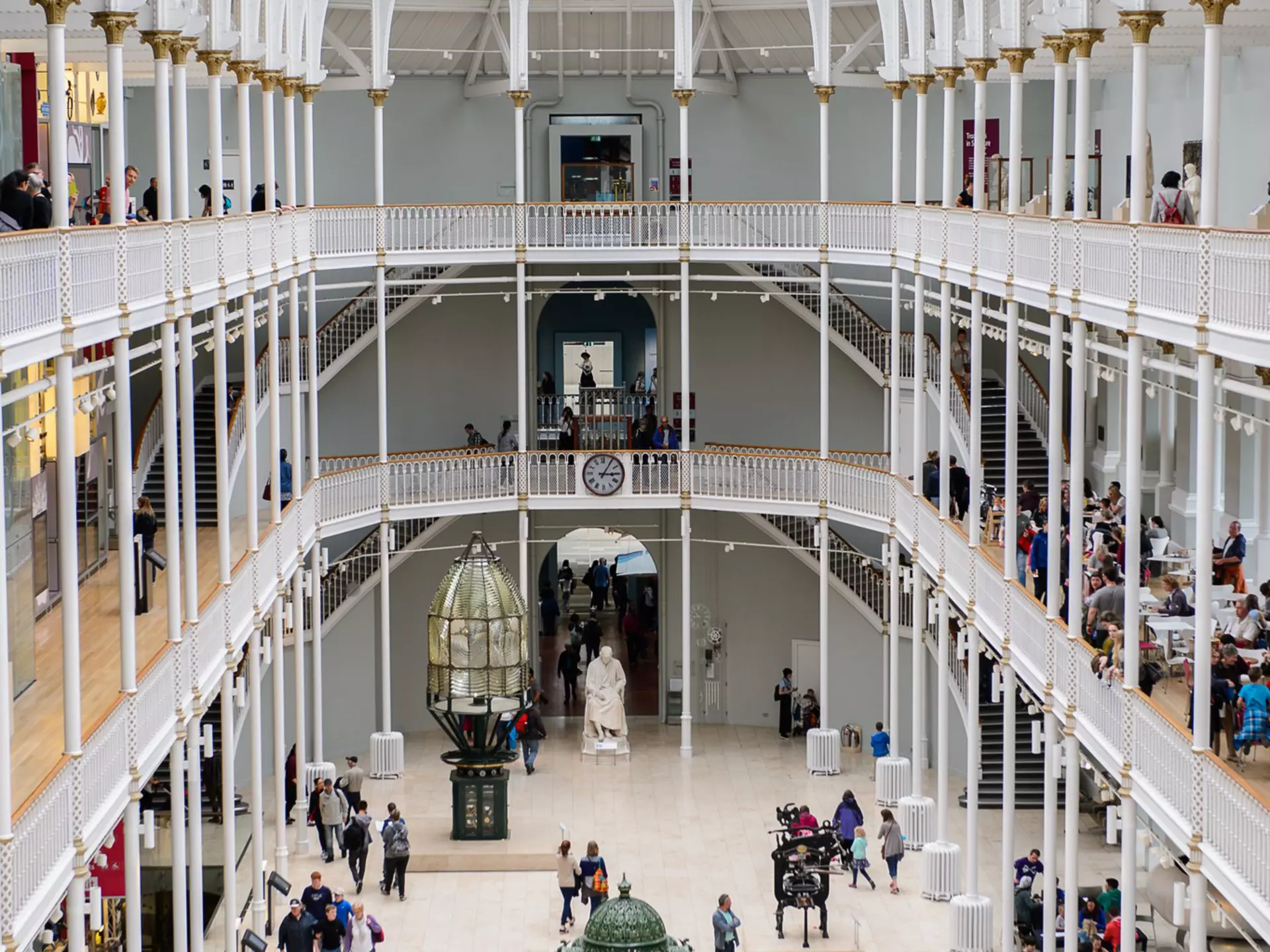 Grand Gallery of the National Museum of Scotland.