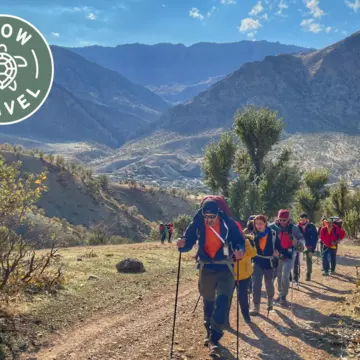 The Zagros Mountain Trail  passes up to 2000m in elevation © Zagros Mountain Trail