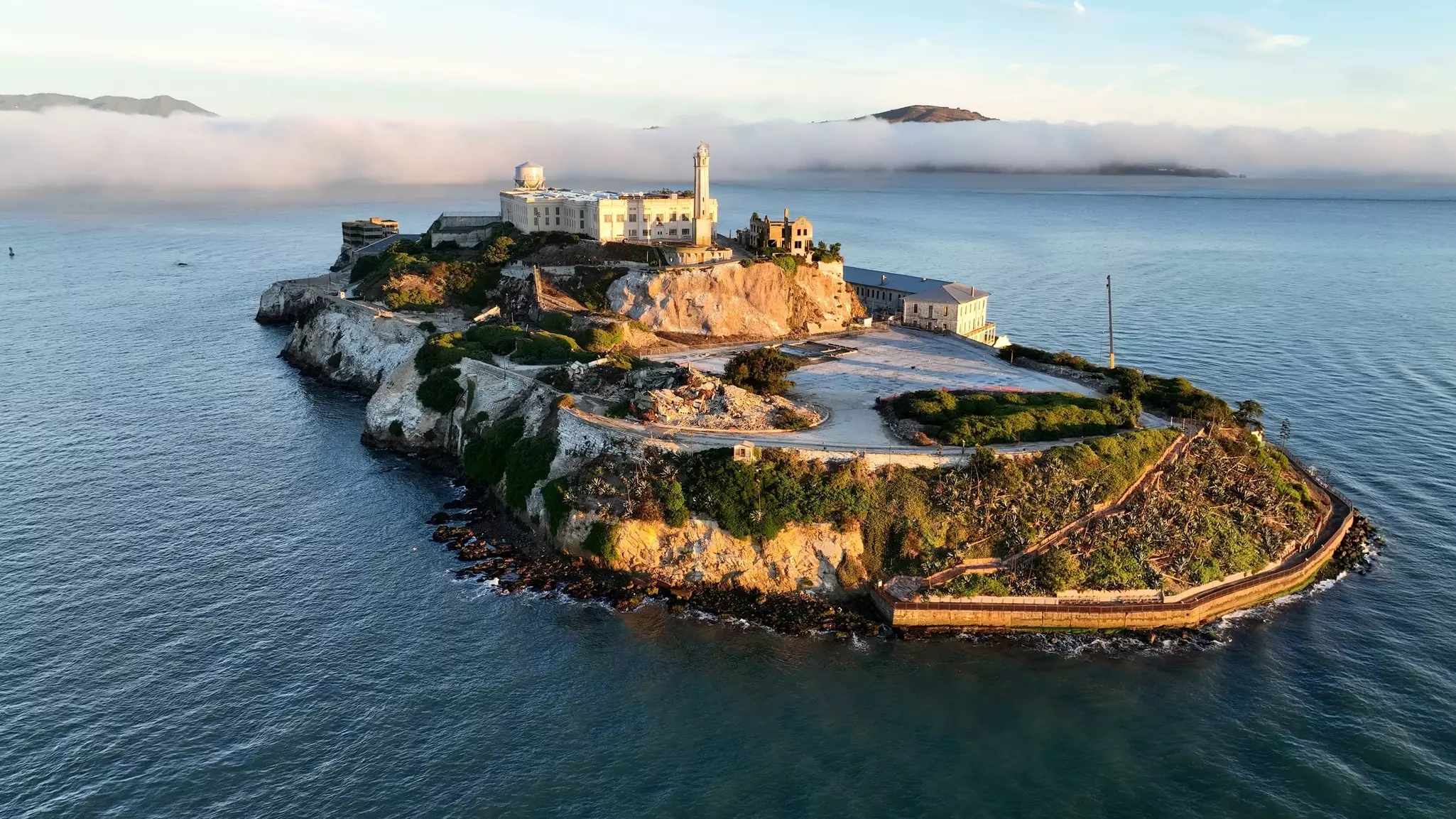 Alcatraz Island at San Francisco in California