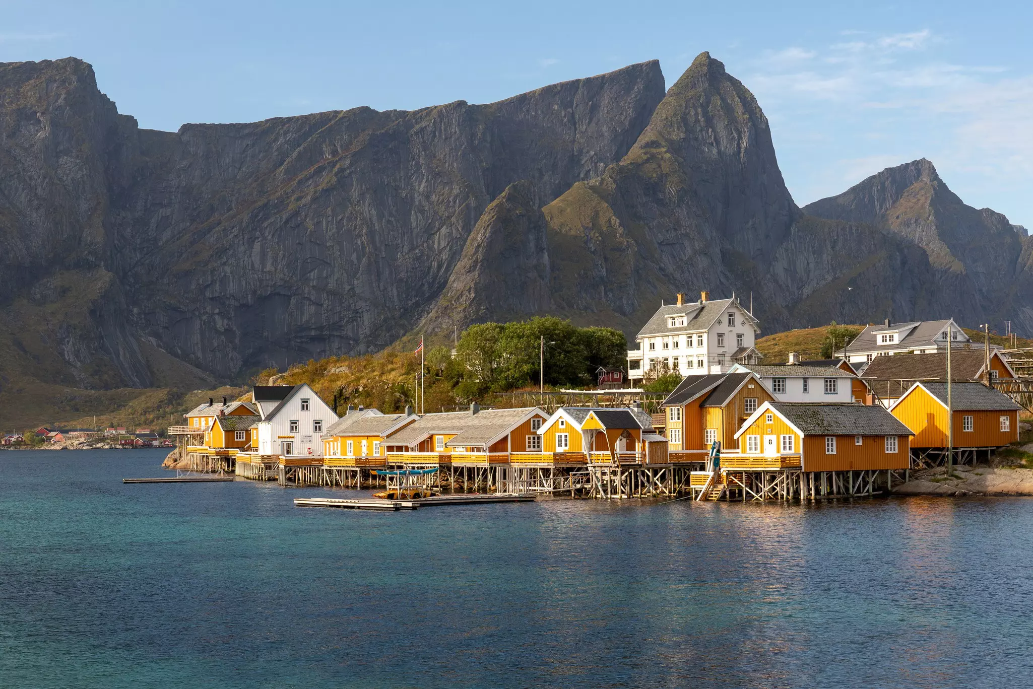 Between using the bus network, hiking and walking between nearby villages, it's easy to explore the Lofoten Islands without a car © Daniel James Clarke