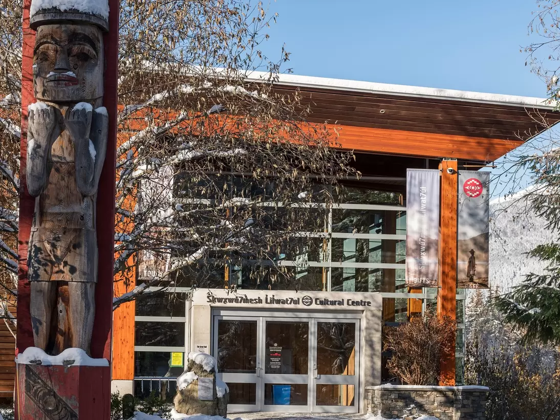 Winter visit to Squamish Lil'wat Cultural Centre in Whistler, British Columbia