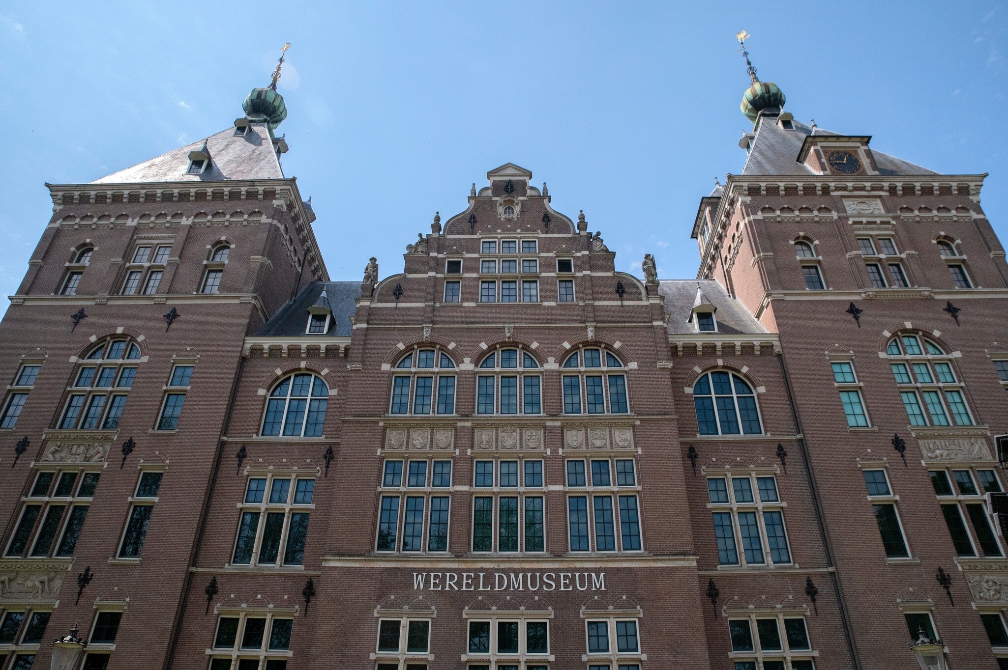 Exterior view of the Wereldmuseum Museum in Amsterdam.