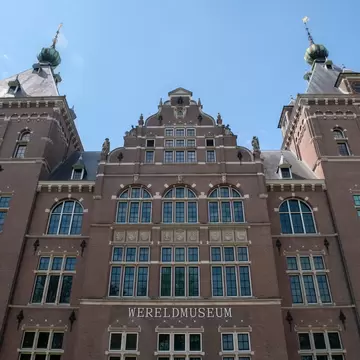 Exterior view of the Wereldmuseum Museum in Amsterdam.