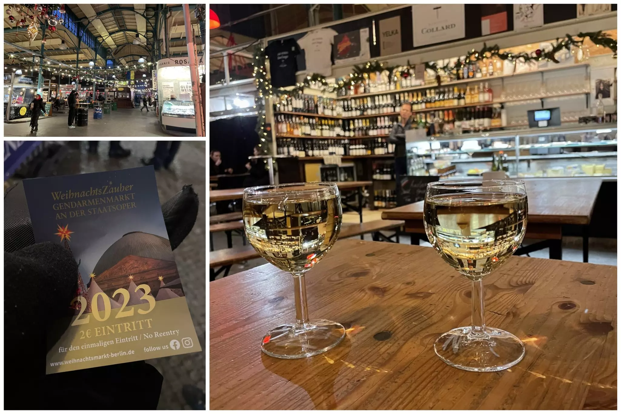 Time to unwind with a glass of wine at Markethalle Neun © Sandie Kestell