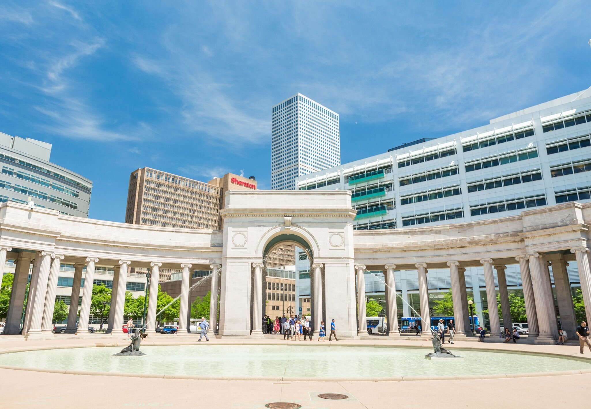 Denver, Colorado, USA-June 9, 2016. Food trucks at the Civic Center for Civic Center Eats event.; Shutterstock ID 434429749; your: Bridget Brown; gl: 65050; netsuite: Online Editorial; full: POI Image Update