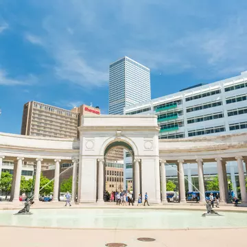 Denver, Colorado, USA-June 9, 2016. Food trucks at the Civic Center for Civic Center Eats event.; Shutterstock ID 434429749; your: Bridget Brown; gl: 65050; netsuite: Online Editorial; full: POI Image Update