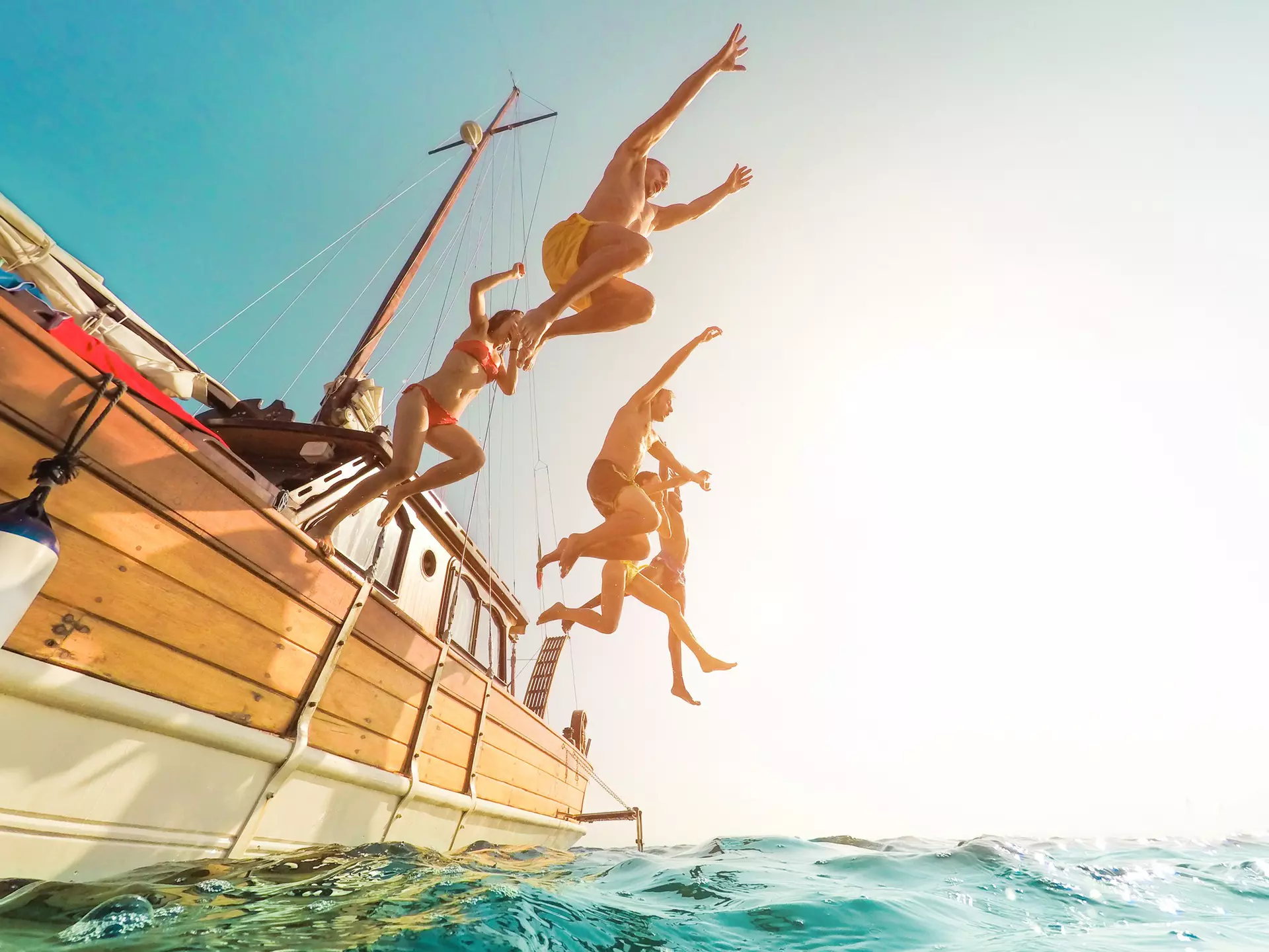 The dress code on board is strictly barefoot. DisobeyArt / Getty Images