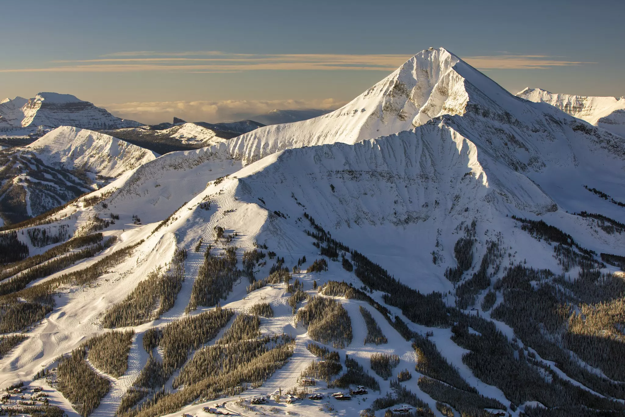 Skiers of all levels will love hitting the slopes at Big Sky. Big Sky Resort