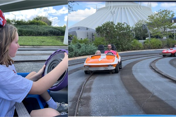 Driving cars in Tomorrowland