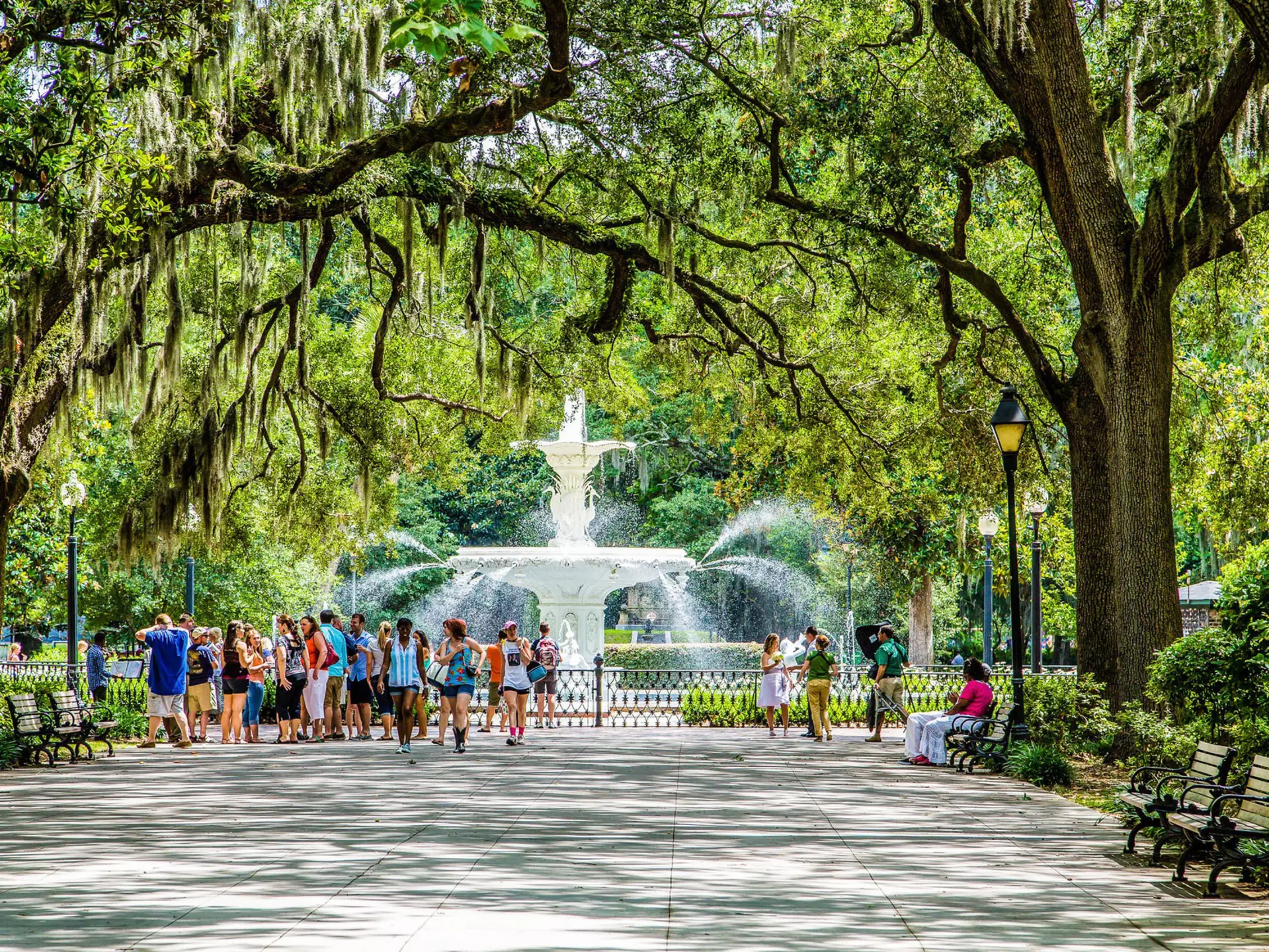 Forsyth Park, Savannah, Georgia. 