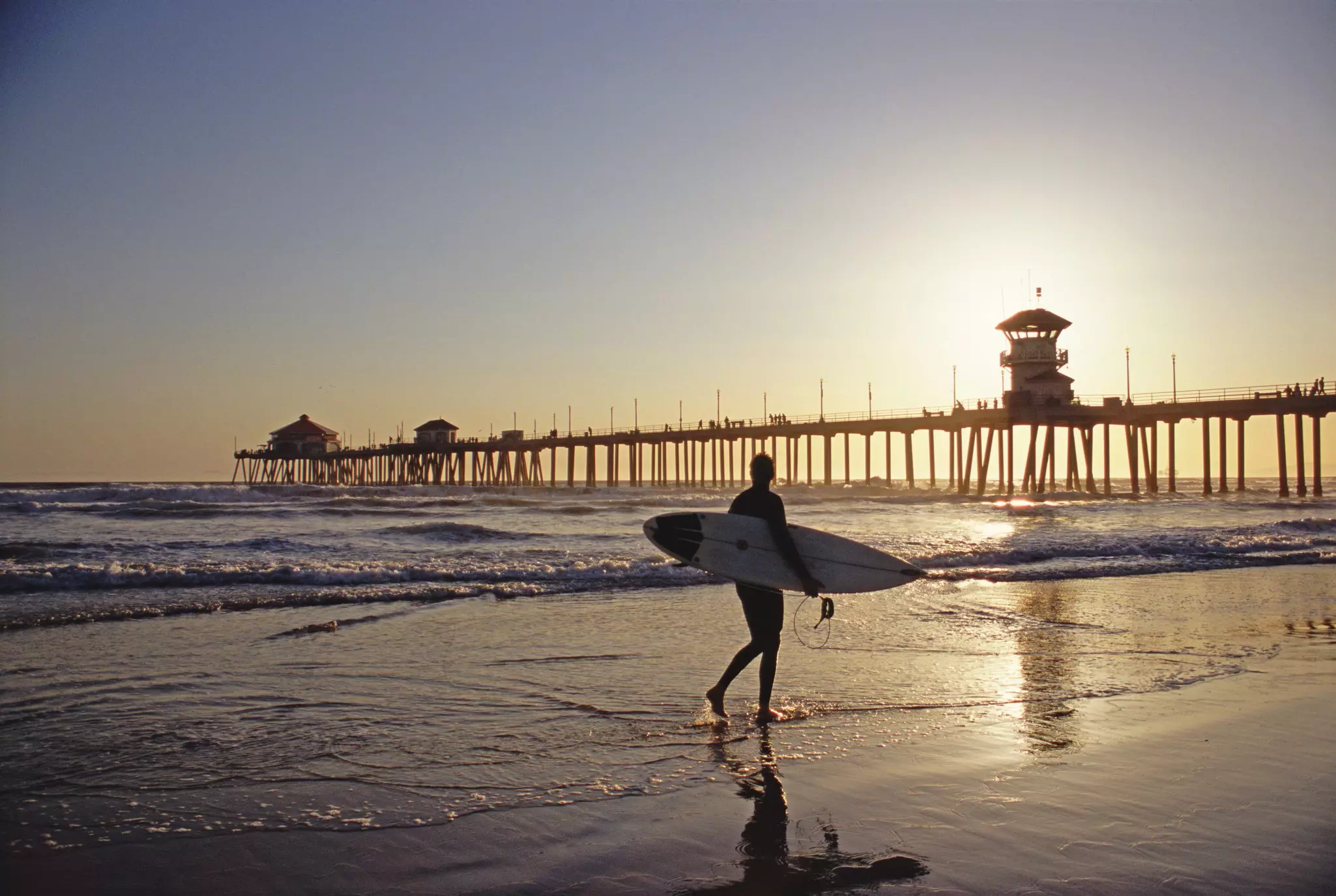 Huntington Beach in Orange County in Southern California.