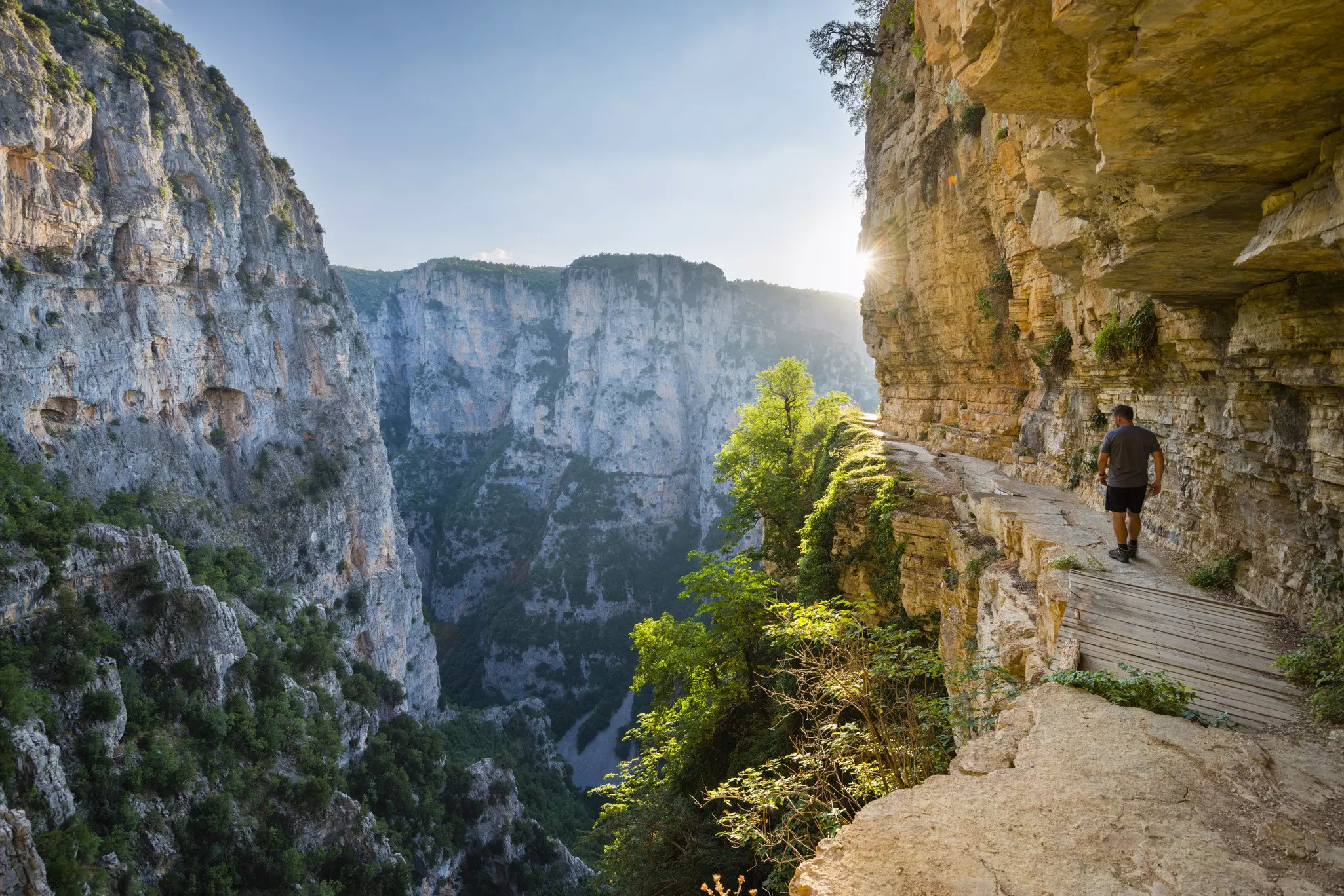 The Vikos Gorge in Epiros. Justin Foulkes/Lonely Planet