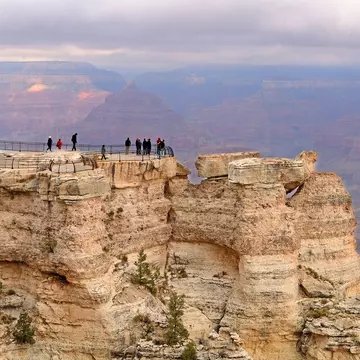 The South Rim of the Grand Canyon. TFoxFoto/Shutterstock