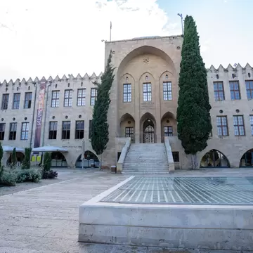 HAIFA, ISRAEL - DECEMBER 6, 2022: Madatech, Israel National Museum of Science, Technology, and Space. The largest science museum in the country is located in historical Technion building. Haifa.; Shutterstock ID 2235217329;