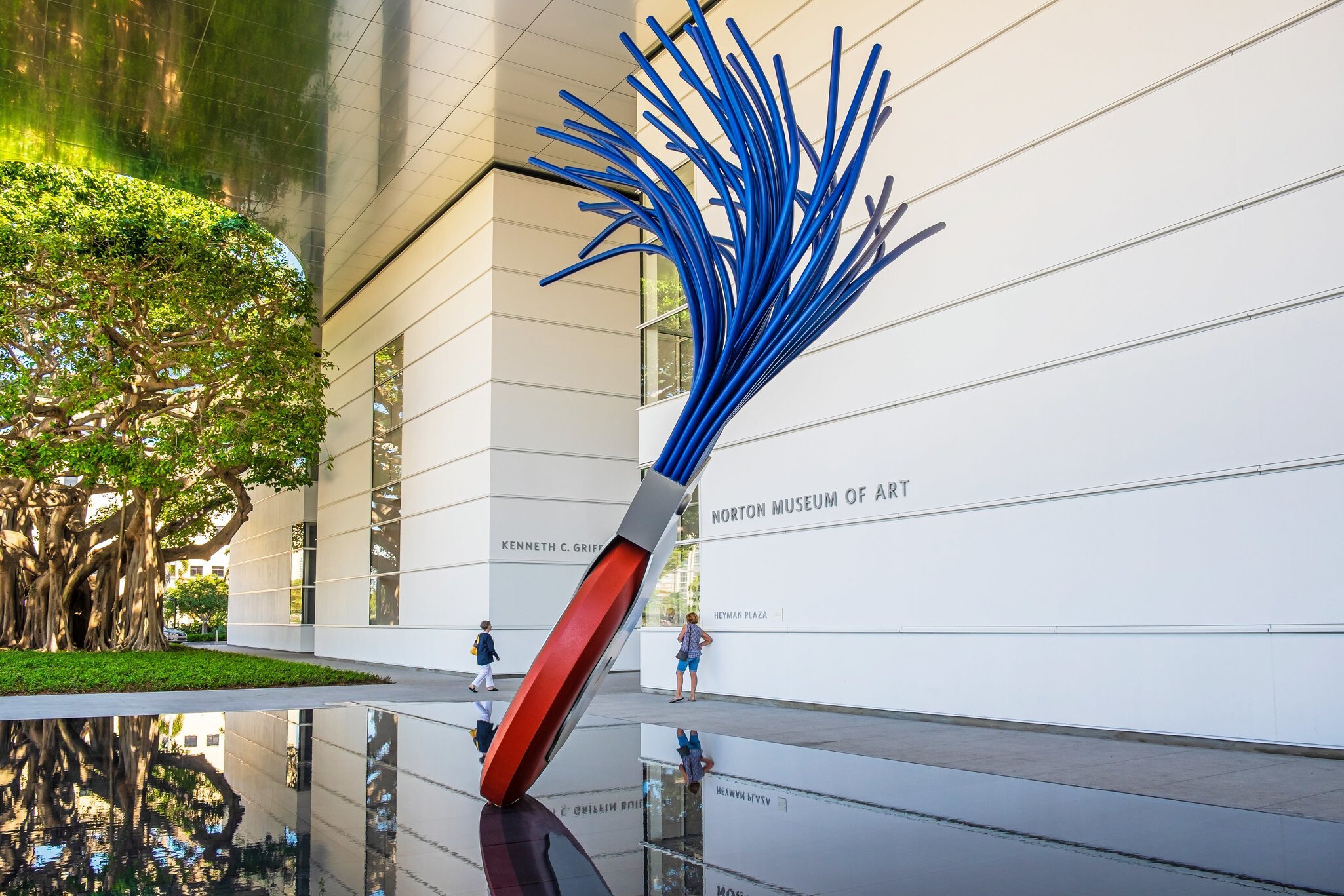 "Typewriter Eraser, Scale X" is an artwork created in 1999 by the American artist Claes Oldenburg in partnership with his wife, Coosje van Bruggen. It was on view at the Norton Museum of Art, West Palm Beach, Florida, from February through June, 2...