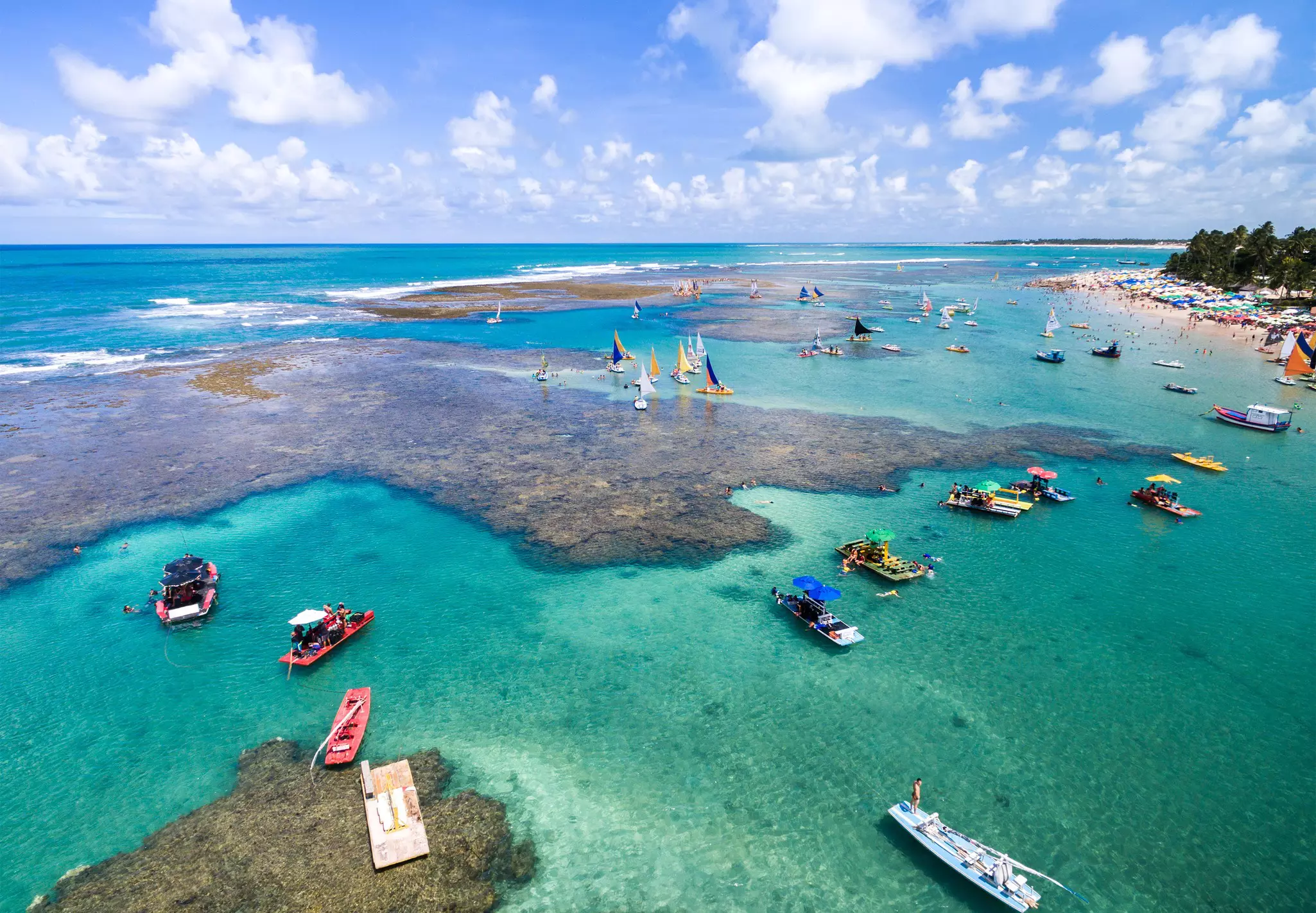 Soak in the natural pools of Porto de Galinhas in Pernambuco, Brazil © filipefrazao / Getty