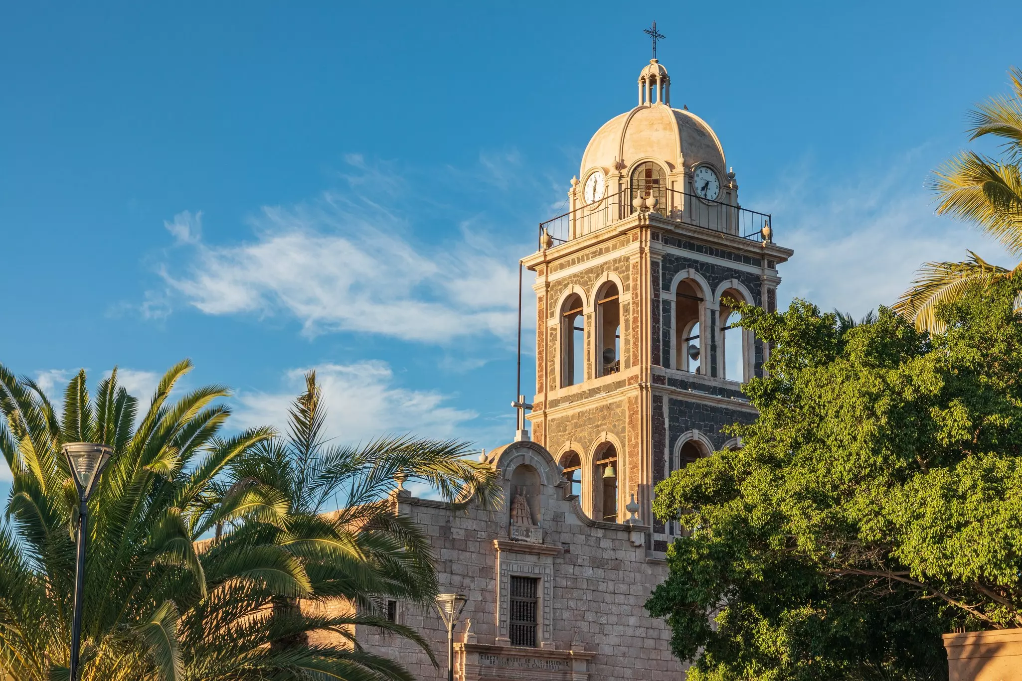 Bell tower on the Loreto Missioin church.