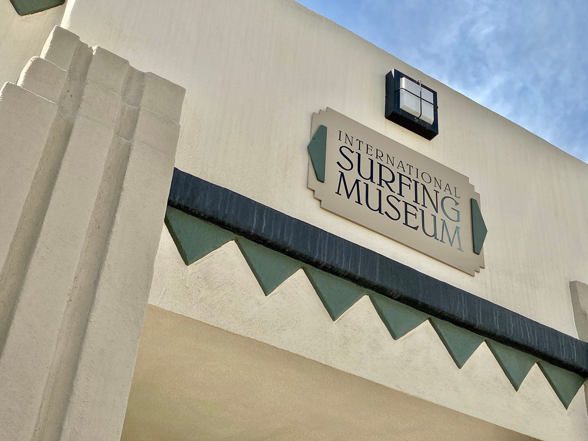 Huntington Beach, CA / USA - October 16, 2019:  Exterior of the International surfing museum in Huntington Beach, California, USA , License Type: media, Download Time: 2026-08-13T14:07:51.000Z, User: LP_NZhan, Editorial: true, purchase_order: 65050 - Digital Destinations and Articles, job: App Content, client: Lonely Planet App, other: Nadine Zhan