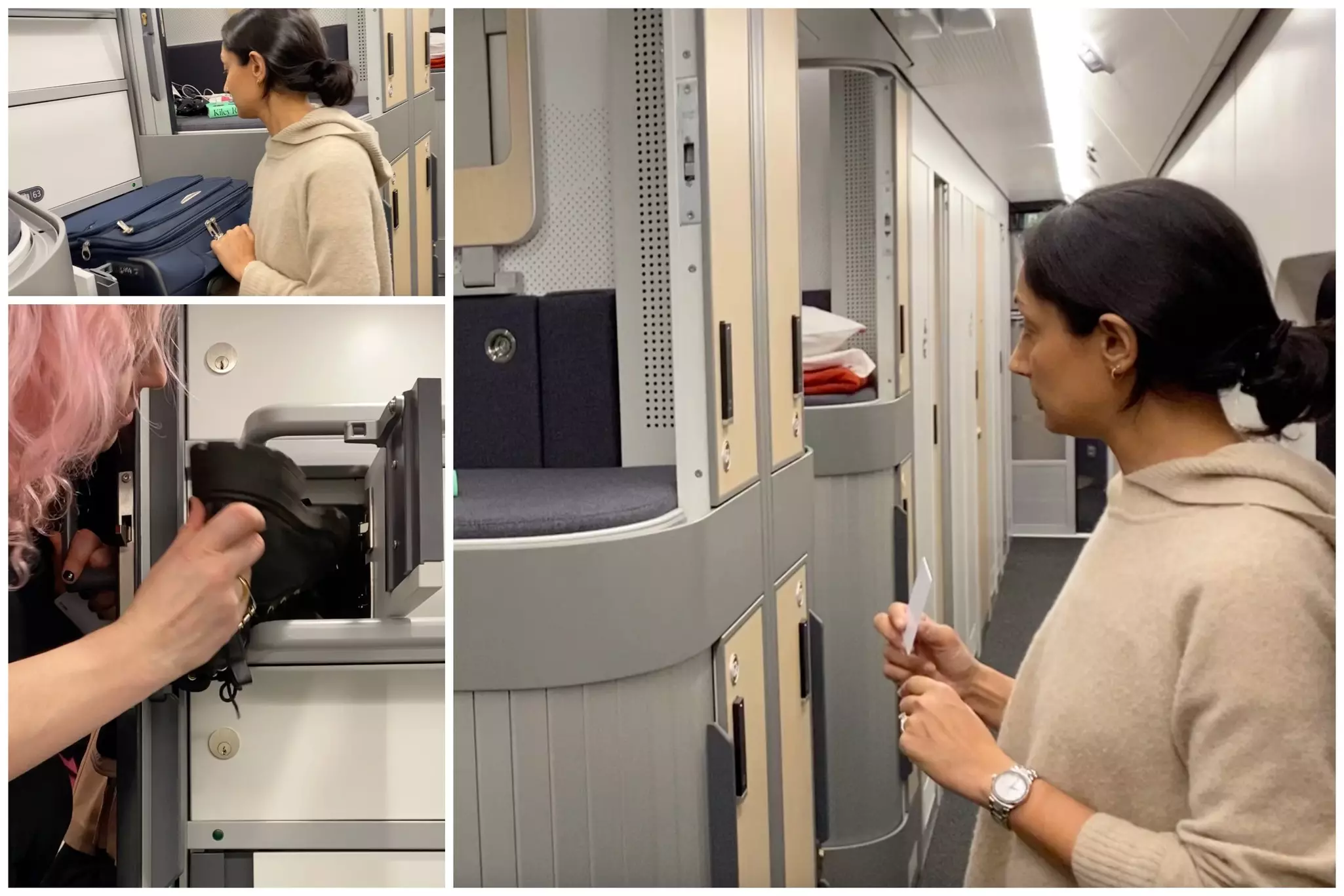 A key card gives access to the mini cabin as well as two storage lockers © Monisha Rajesh