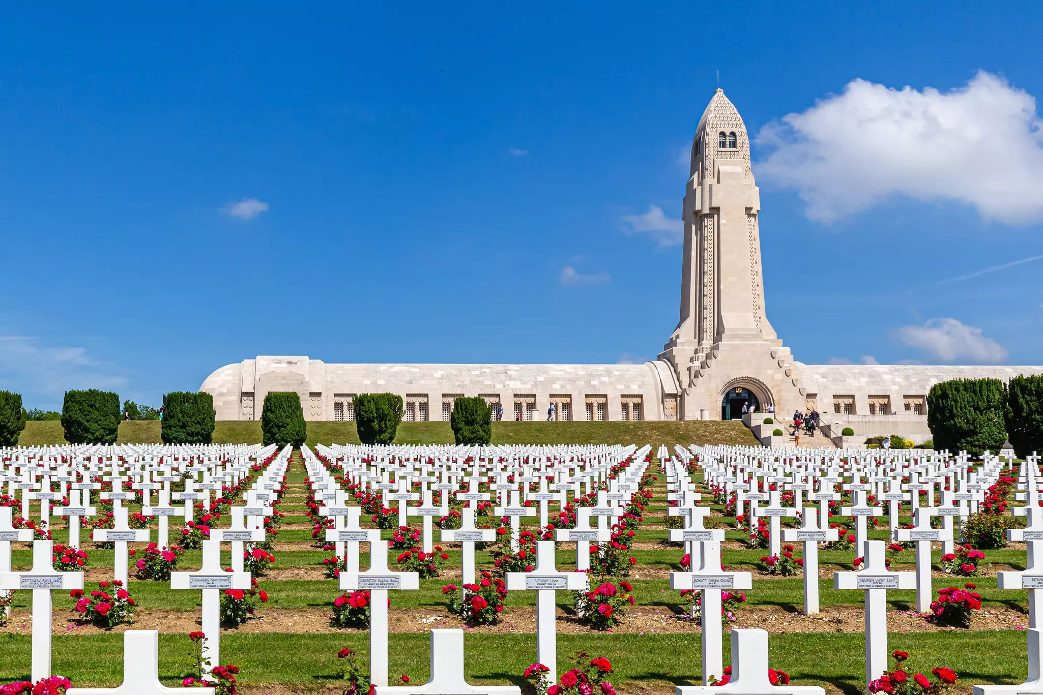 The Ossuary of Douaumont, a memorial of the tragic battle of Verdun during WWI.