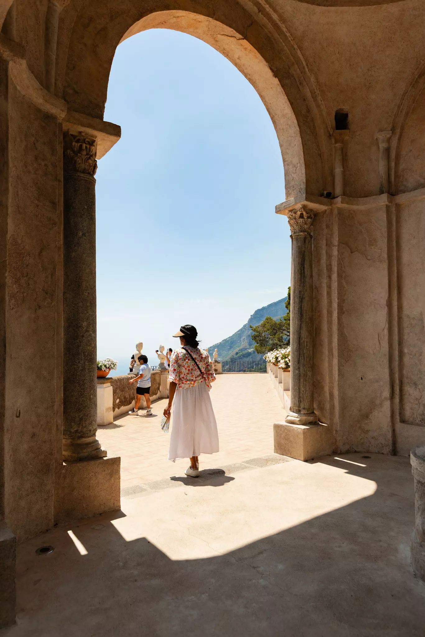 Villa Cimbrone Gardens + Infinity Terrace, Ravello, Italy.