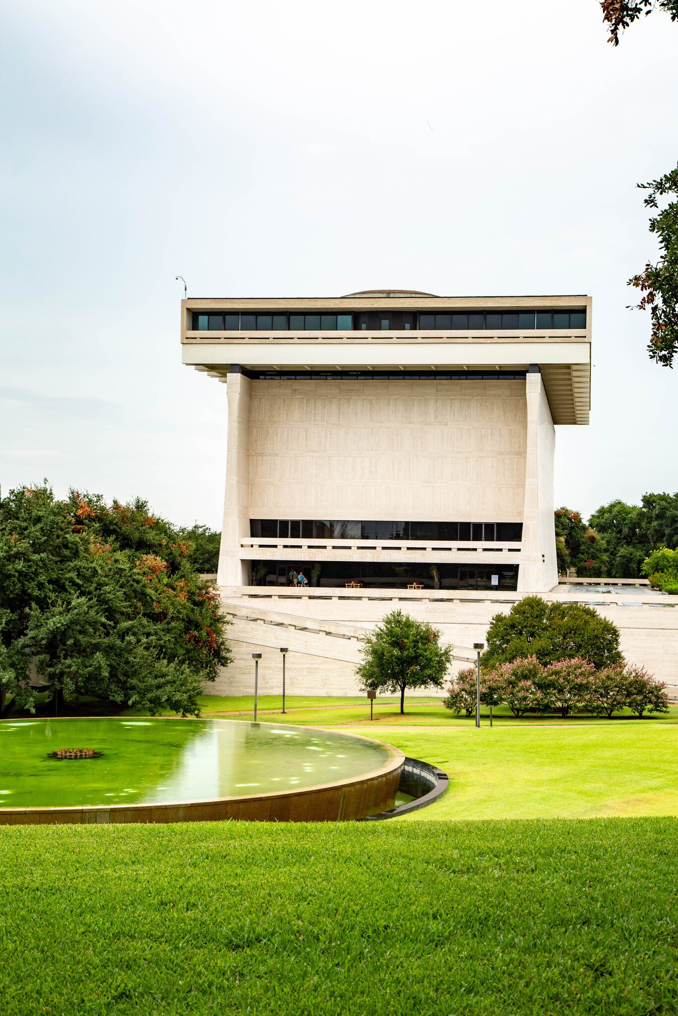 Lyndon Baines Johnson Presidential Library & Museum in the campus of the University of Texas in Austin, Texas.