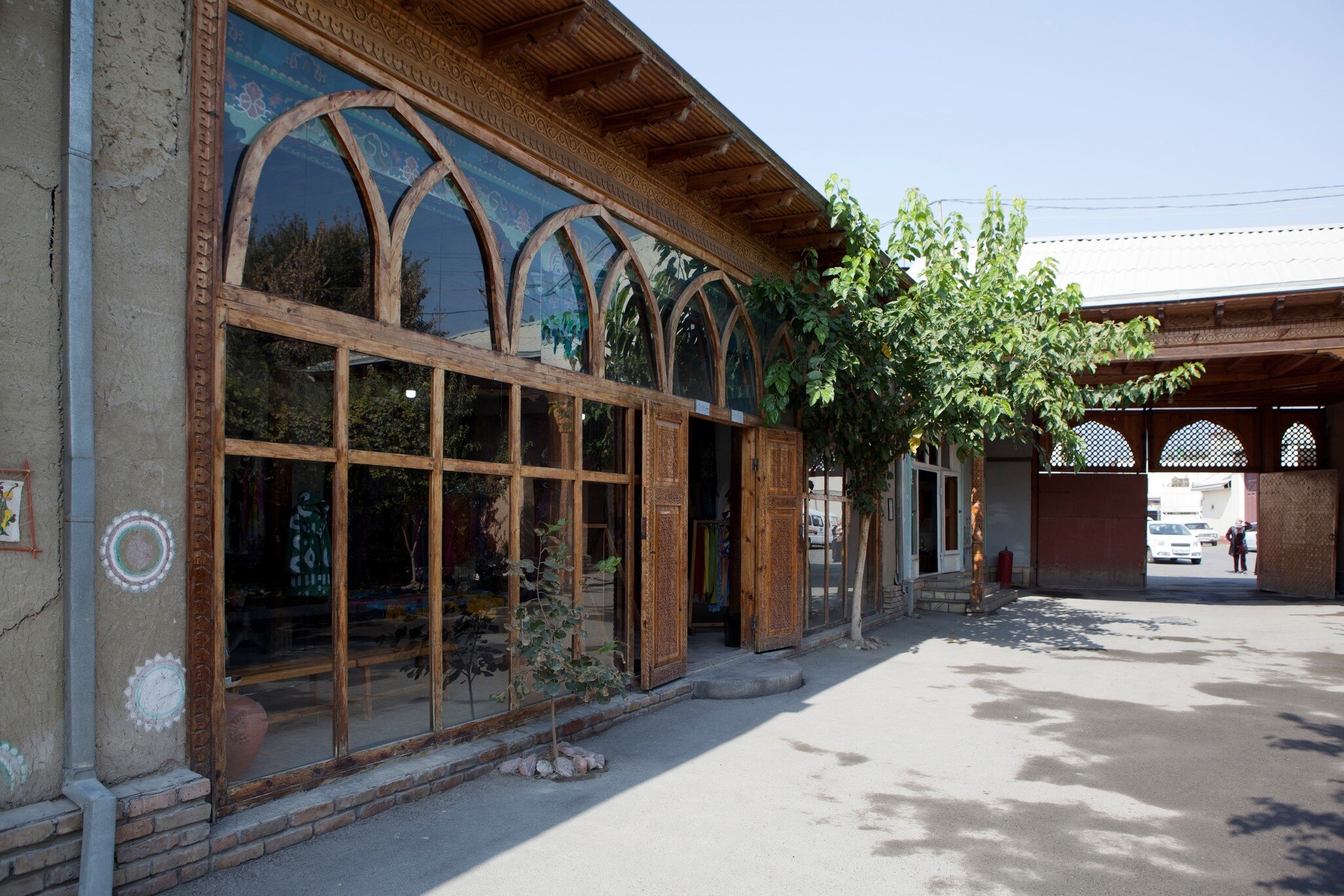 MARGILAN, UZBEKISTAN - OCTOBER 13, 2022: Photo of Shop products silk factory "Yodgorlik"; Shutterstock ID 2253894379;