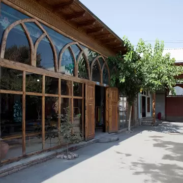 MARGILAN, UZBEKISTAN - OCTOBER 13, 2022: Photo of Shop products silk factory "Yodgorlik"; Shutterstock ID 2253894379;