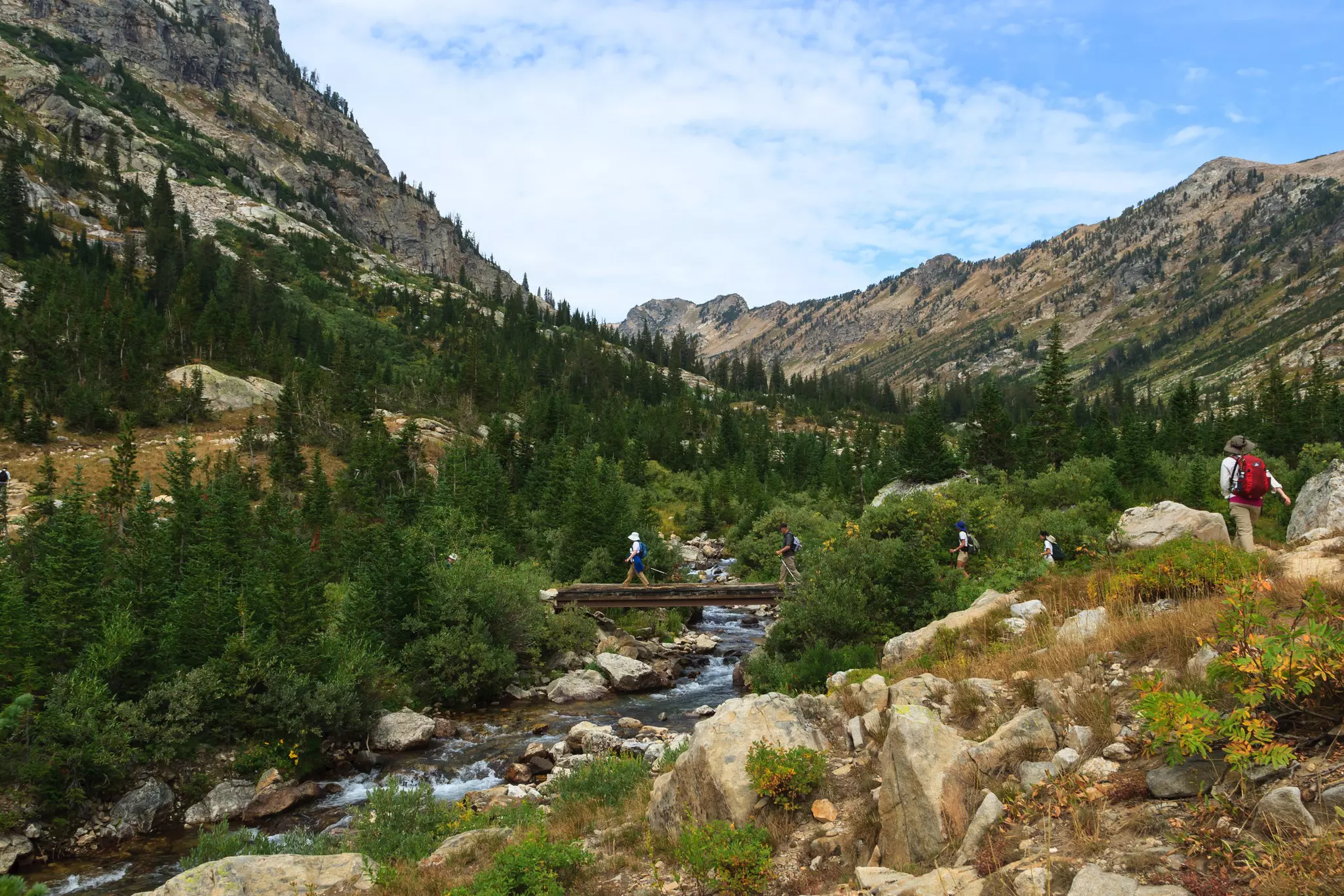 Hiking Teton Canyon