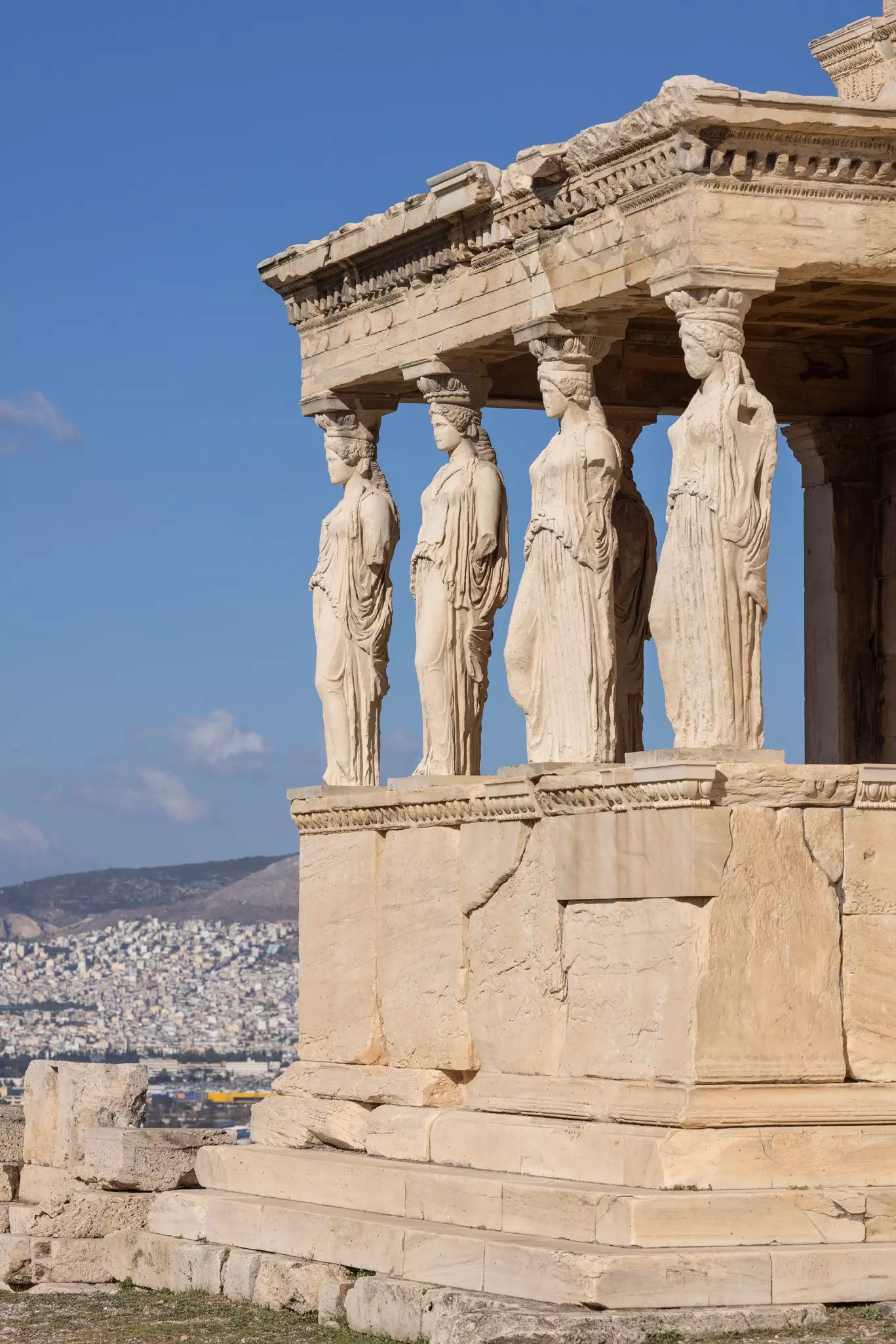 The,Acropolis,Of,Athens,,Greece,,With,The,Parthenon,Temple,On