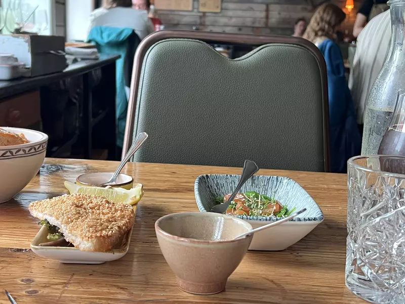 Meal at Katarina Christiansen, Torshavn, Faroe Islands