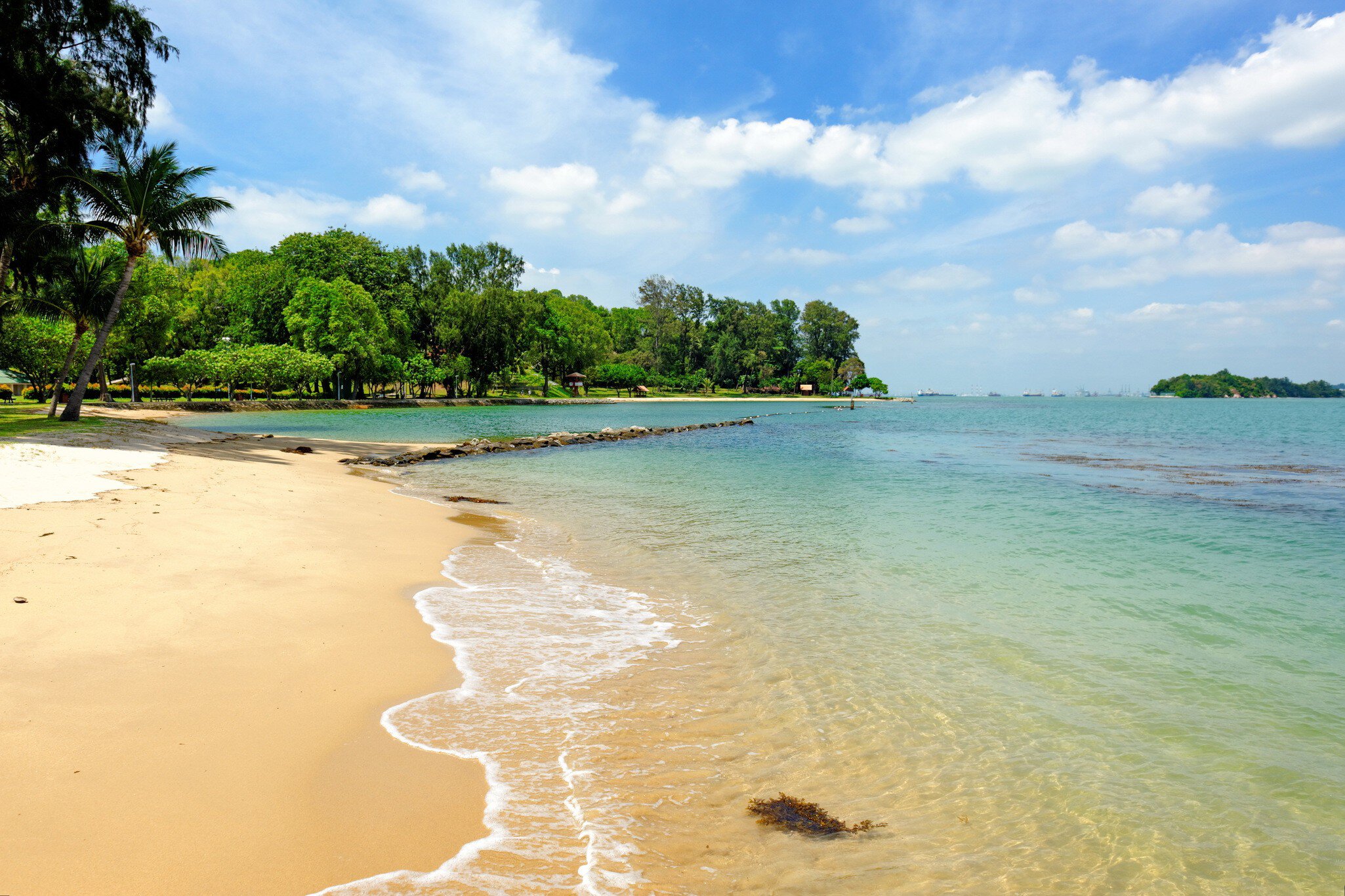Clear blue sea and tropical sandy beach of St John Island, Singapore; Shutterstock ID 127867628; Your name (First / Last): Josh Vogel; Project no. or GL code: 56530; Network activity no. or Cost Centre: Online-Design; Product or Project: 65050/752...